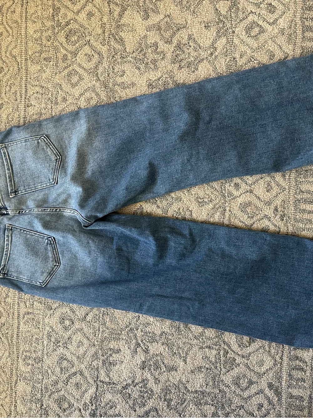 Just Black Denim The Patch Pocket Wide Leg Jeans size 28 - Picture 8 of 8